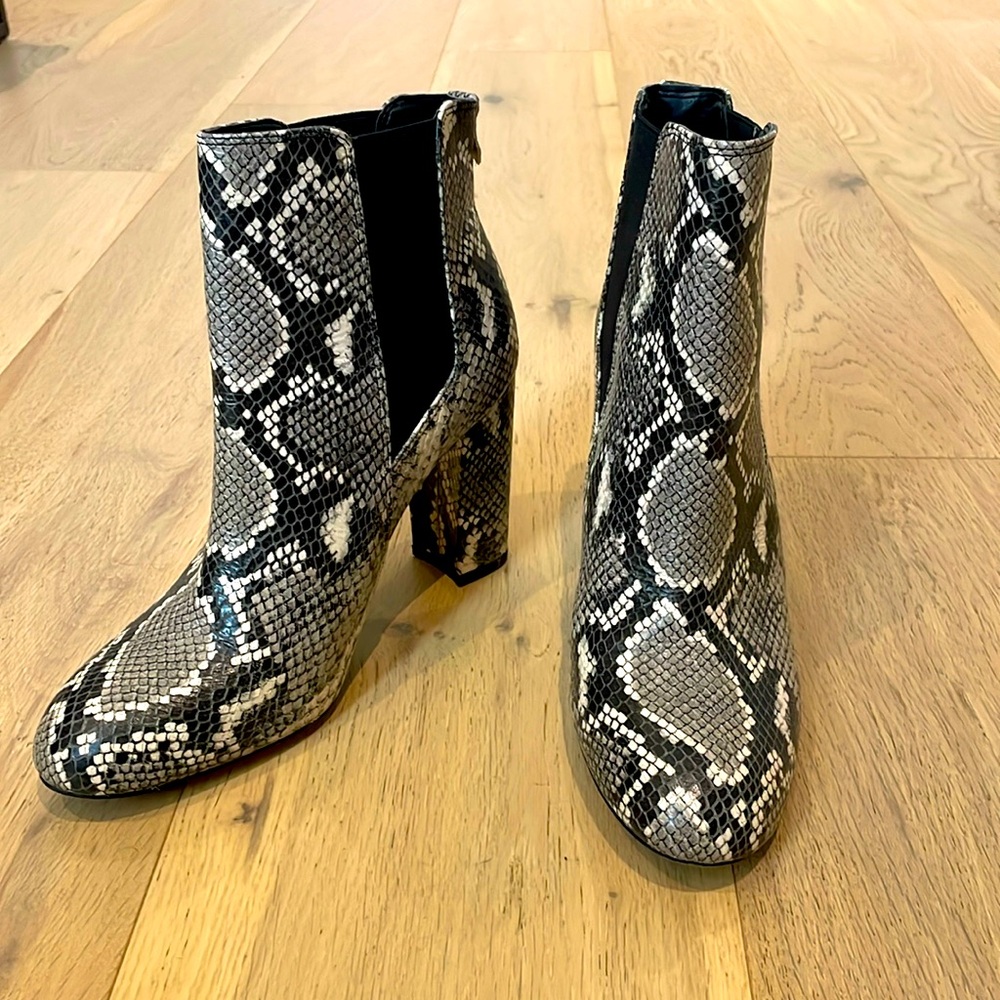 Sam Edelman Snake Print Bootie